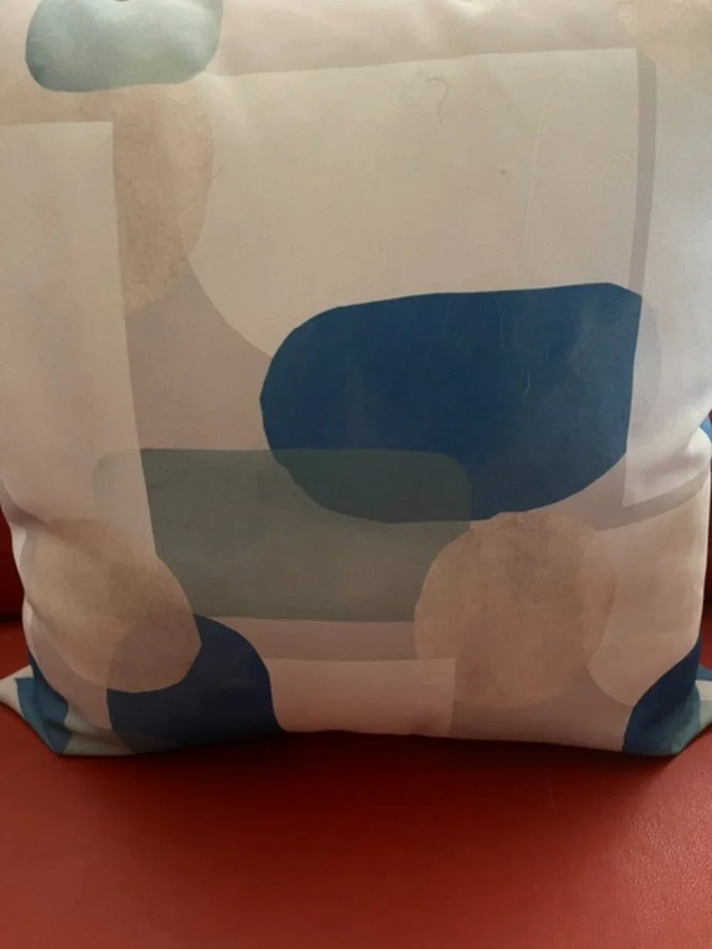 West Elm Graphic Block Print Outdoor Throw Cushion 18